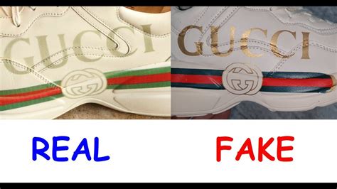 gucci rhyton glitter real vs fake|how to spot gucci rhyton sneakers.